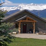 Granite cabin outside