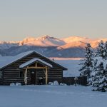 Granite cabin outside